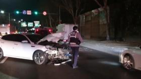 인천에서 음주운전 차량 충돌 사고...