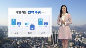 [날씨] 내일 아침 반짝 추위...낮에 기온 올라