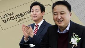 '대권 잠룡' 금고 성적표는?...충북지사 김영환 56억 늘어 1위