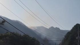 홍천 가리산 휴양림 산불...2시간 20분 만에 진화