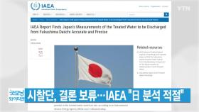 [YTN 실시간뉴스] 시찰단, 결론 보류...IAEA 