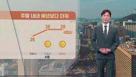 [날씨] 주말 내내 예년보다 더워...강한 자외선 주의