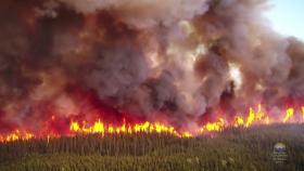 [더뉴스] 미국 절반 뒤덮은 캐나다 산불 연기...