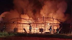 경북 상주 농가 비닐하우스에서 불...재산피해 4천500만 원