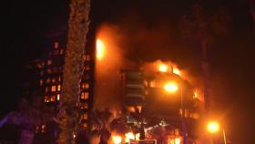 스페인 동부 아파트서 대형 화재...최소 4명 사망