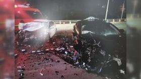 울산에서 중앙선 넘은 승용차 택시 충돌...1명 사망