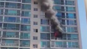 경기 일산동 아파트 10층에서 불...주민 70여 명 대피