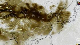 중국 강타한 황사 폭풍...대규모 모래 먼지 한반도로 직행 [Y녹취록]