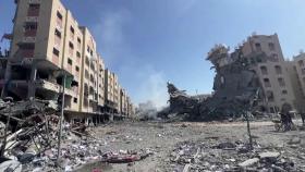 가자 지구 폭탄 섞인 잔해 3천700만t...