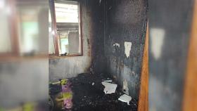 충남 서천군 단독 주택에 불 지른 40대 현행범 체포