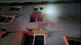 경주 3층 빌라에서 화재...주민 4명 연기 들이마셔