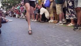 스페인 성소수자 축제 '하이힐 경주' ... 