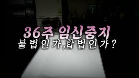 [영상] '36주 임신중지' 논란에 수사 착수...대체 입법은 언제?