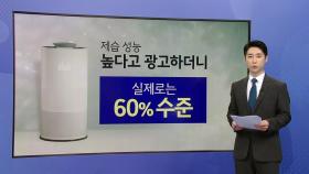 제습 성능 높다고 광고하더니...실제로는 60% 수준 [앵커리포트]