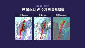 태풍, 다음 주 한반도 직격?...수치모델들 이구동성