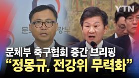 문화체육관광부, 축구협회 중간 브리핑 