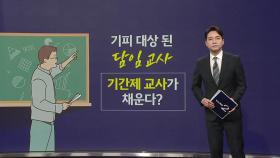 기피 대상된 '담임 교사', 기간제 교사가 채운다? [앵커리포트]