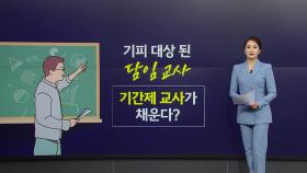 기피 대상 된 '담임교사', 기간제 교사가 채운다? [앵커리포트]