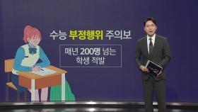 수능 부정행위 주의보... 매년 200명 넘는 학생 적발 [앵커리포트]