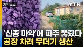 [자막뉴스] 보라색 알약 '우수수'... 파주 야산 공장 수색하니