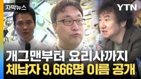 [자막뉴스] 고액·상습 체납자 명단 공개...이혁재·에드워드 권 등 유명인도