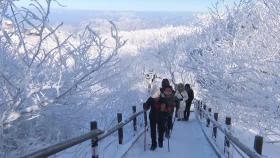 산을 품은 새하얀 눈...아름다운 덕유산 설경