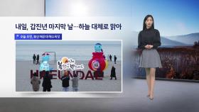 [이슈날씨] 내일, 갑진년 마지막 날... 하늘 대체로 맑아