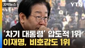 [자막뉴스] 이재명 '차기 대통령' 적합도 1위...비호감도 1위