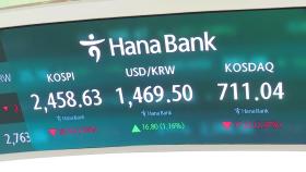 '관세 충격'에 코스피 2,500 붕괴...환율 1,470원대
