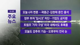 [YTN 실시간뉴스] 오늘 6차 변론 …곽종근·김현태 증인 출석