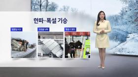 [이슈 날씨] 한파·폭설 기승...휴일까지 한파 계속