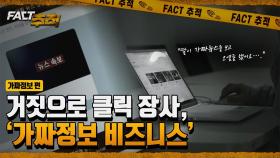 [팩트추적] 거짓으로 클릭 장사, '가짜정보 비즈니스'