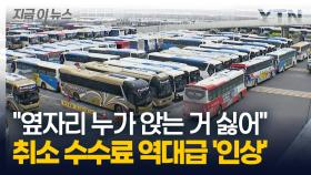 분명 만석이었는데 타보니 '텅텅'...버스 취소 수수료 '50%' 올린다 [지금이뉴스]