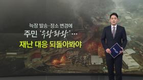 늑장 발송·장소 변경에 '우왕좌왕'...혼란 키운 재난 대응 [앵커리포트]
