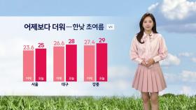 [날씨] 오늘도 초여름 날씨... 아침 곳곳에 안개