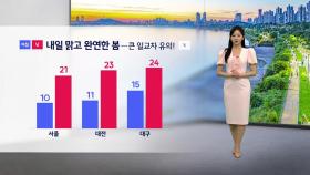 [날씨] 내일 전국 대체로 맑음...큰 일교차 유의
