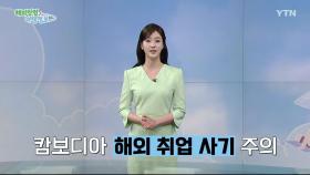 캄보디아 해외 취업 사기 주의