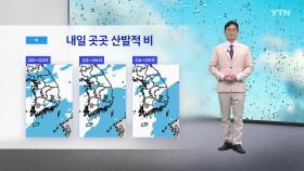 [날씨] 내일 곳곳 산발적 비...제주·남해안 강풍 주의