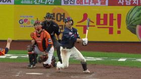 롯데, 한화 꺾고 하루 만에 2위로...손호영 5안타