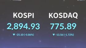 '중동 쇼크' 코스피 8일 만에 하락...