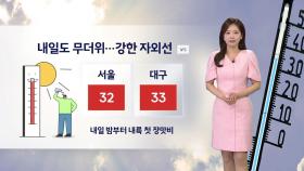 [날씨] 내일도 무더위...강한 자외선