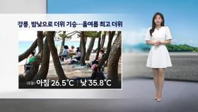 [이슈날씨] 내일도 무더위 계속...대부분 지역 비