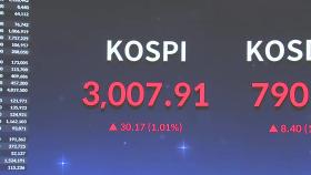 '드디어 3천피'...코스피 3년 5개월 만에 3,000선 돌파