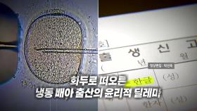 [영상] '이혼 후 둘째 임신' 이시영...냉동 배아 출산의 윤리적 딜레마