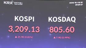 코스피, 장중 3,200 돌파...'30만 닉스' 신고가