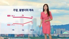 [날씨] 주말도 불볕더위 계속...서쪽 폭염경보