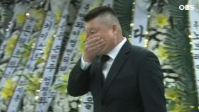 [현장] 강호동, 故 김주혁 빈소 조문 ′침울한 표정′
