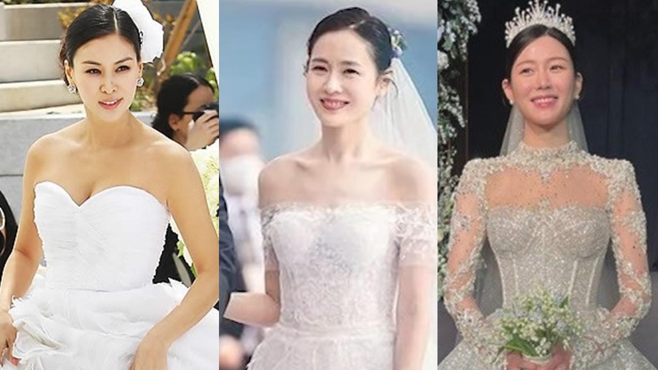 [연예in] 고소영부터 손예진·이다인까지…여신′s pick 웨딩드레스의 비밀 | ZUM TV