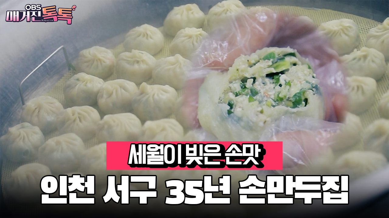 [매거진 톡톡] 세월이 빚은 손맛…인천 서구 35년 손만두집 | ZUM TV