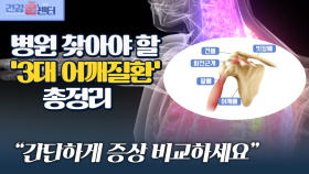 [건강 콜센터] 병원 찾아야 할 ′3대 어깨질환′ 총정리